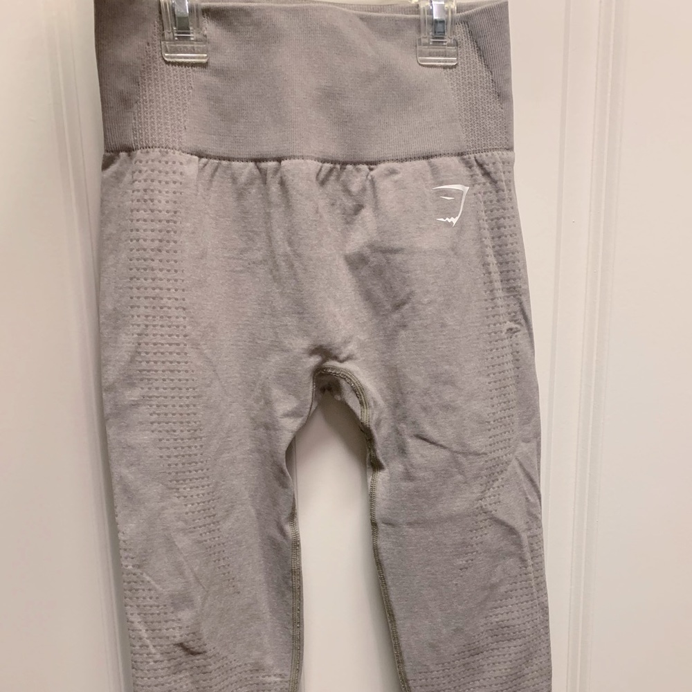Like New Gymshark Vital Seamless Leggings, Taupe Marl, Never worn- only tried on